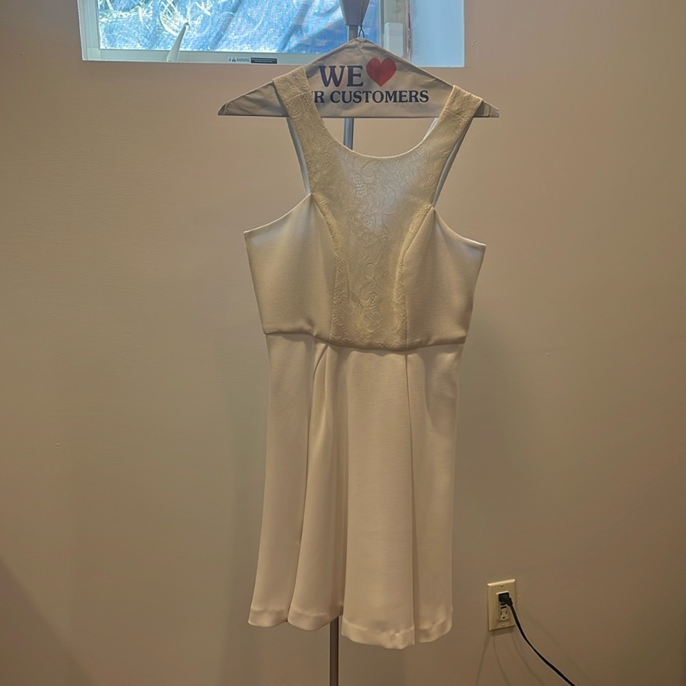 BCBG White Dress